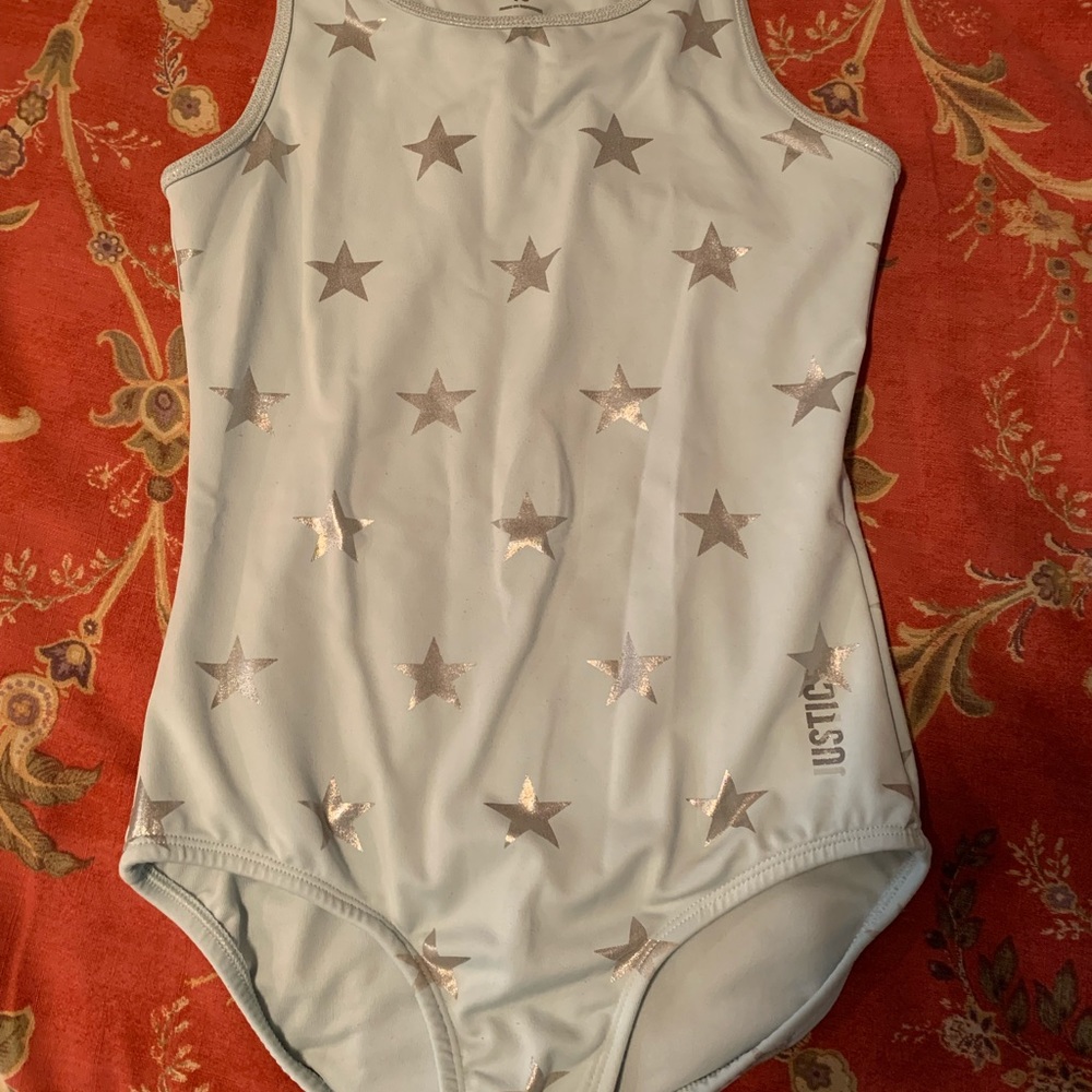 Justice active girls star gymnastics/dance leotard